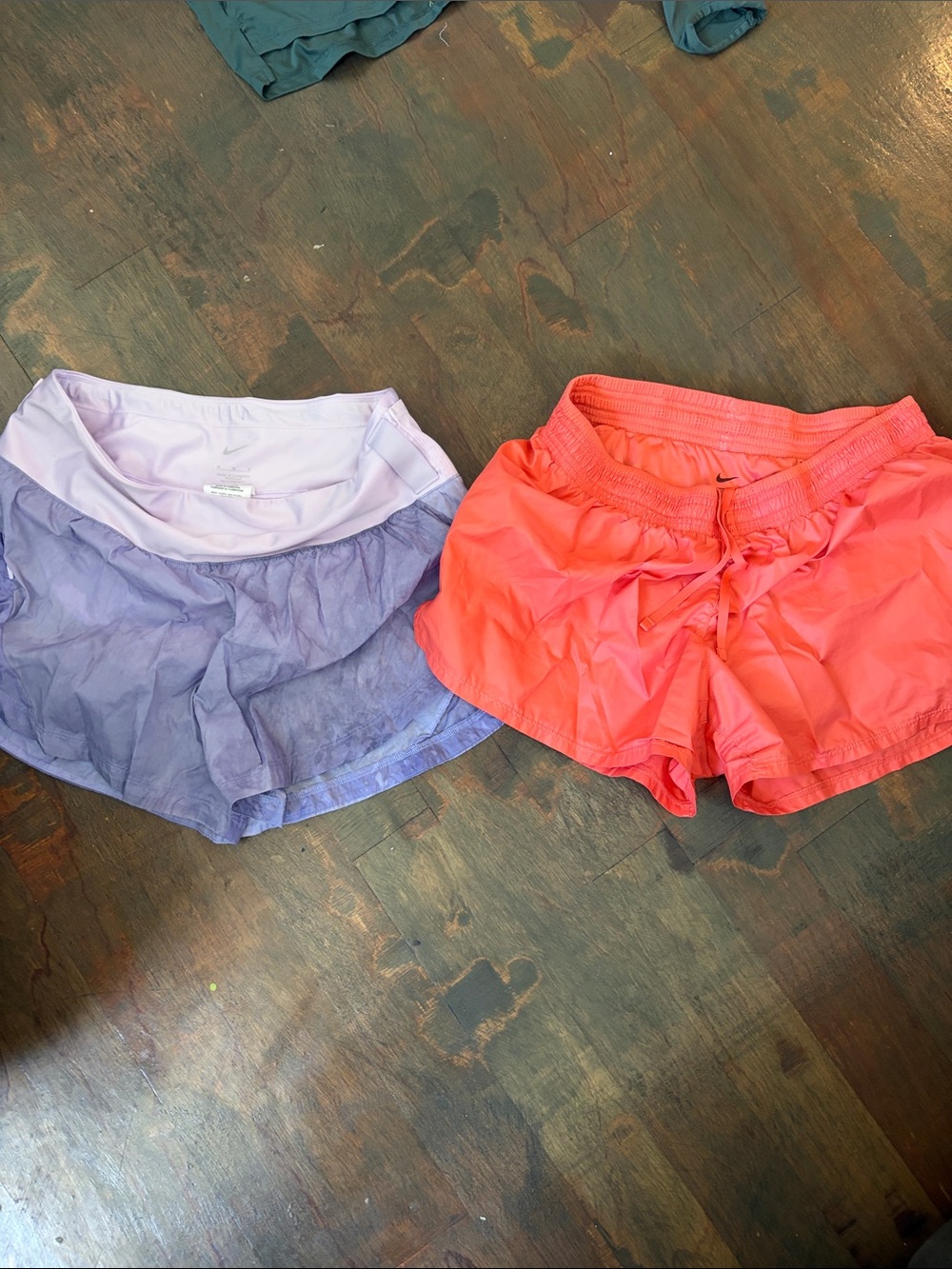 Nike Women’s Athletic Shorts - Lavender and Coral